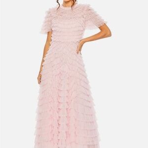 Mac Duggal light pink lace Dress size 4